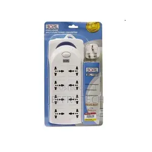 Borl High Grade 8 Ways Heavy Duty Extension Socket - White