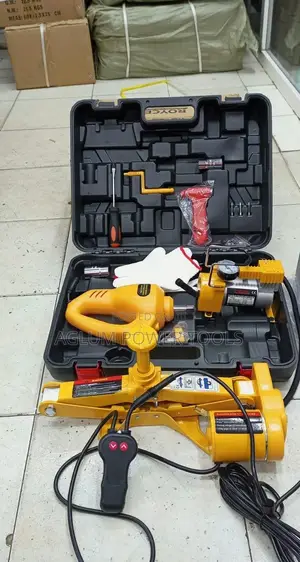 3 Tonnes Electric Car Jack. Air Compressor.