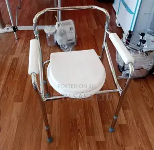 Stainless Steel Commode Chair (Extra Wide /