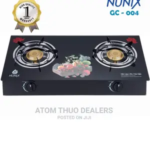 Glass 2 Burner Cooker Gass Nunix Available **