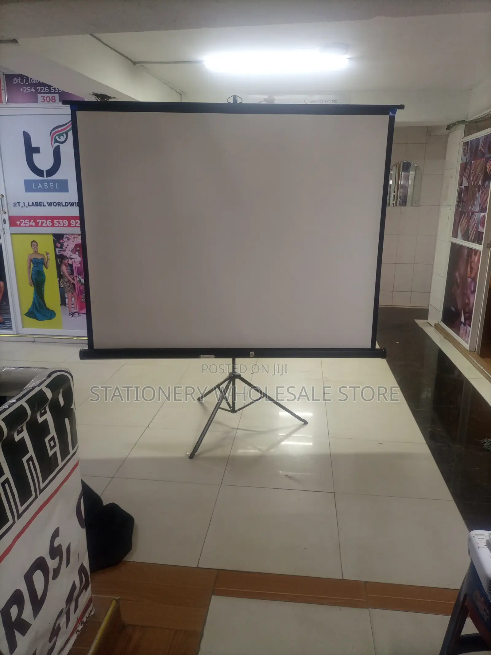 Tripod Projection Screen 120”X120” for Sell.