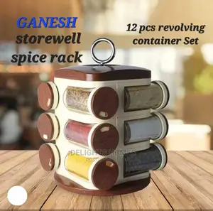 Storewell Revolving Spice Rack 12pc Jar
