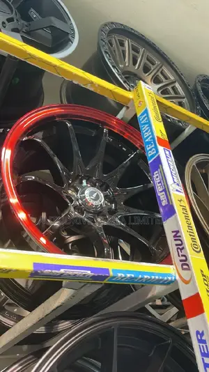 Rim 16" 10holes Offset Black/Red