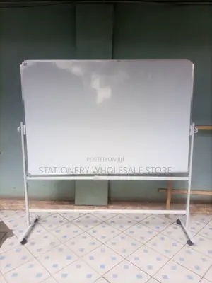 White Board With Wheeled Stand 6ft X 4ft for Office