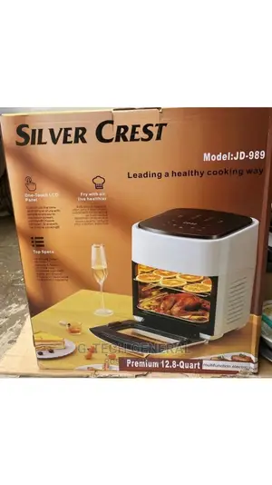 Silvercrest Air Fryer -15l:White and Black