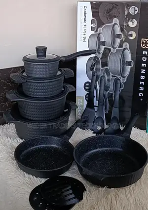 Edenberg 15pcs EB-5619 Cookware Set With Kitchen Tools