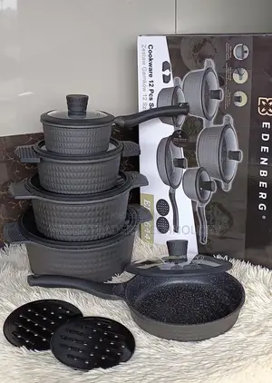 Edenberg EB5641 12pcs Non Stock Cookware Set