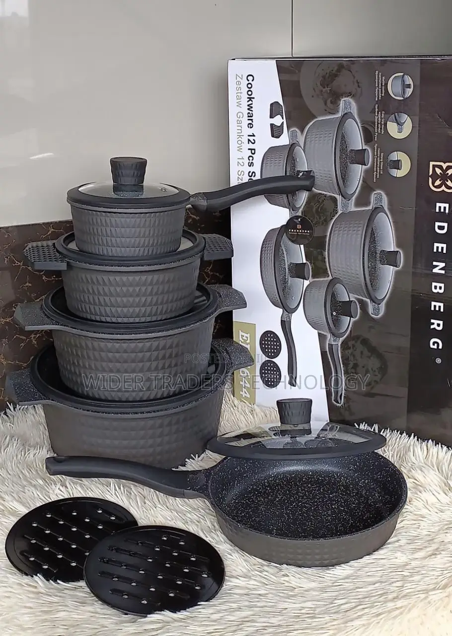 Edenberg EB5641 12pcs Non Stock Cookware Set