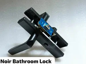 Matt Black Noir Bathroom Lock
