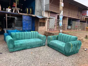 Green 5 Seater Sofa