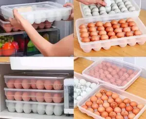 34pcs Egg Storage Box With Top Cover
