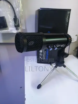 Usb Condenser Microphone With Volume, Echo and Mute Button