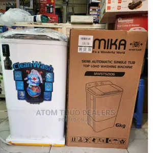 6kgs Single Hub Semi Automatic Washing Machine 
