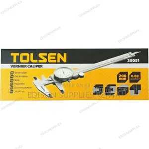 Tolsen Vernier Caliper 35051 - 8'' 200mm Analog Dial Caliper