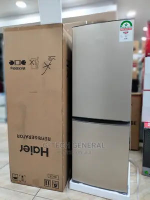 Haier 172l Double Door Refrigerator -Silver