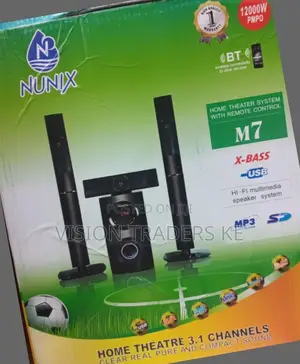 Nunix M7 3.1ch Home 12000W Threatre System ✓