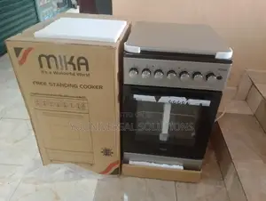 Mika 50*60 Silver 3+1 Standing Cooker