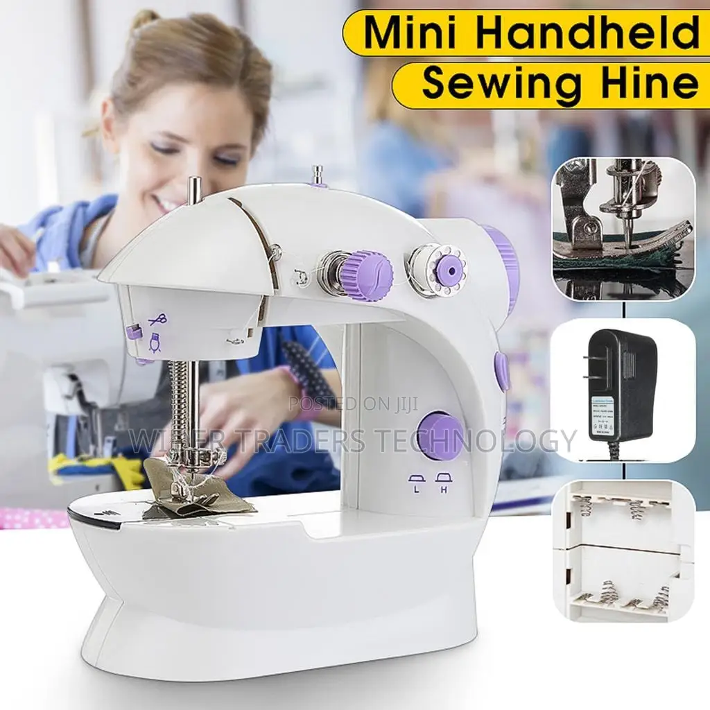 Mini Automatic Sewing Machine With Two-Button Speed Control