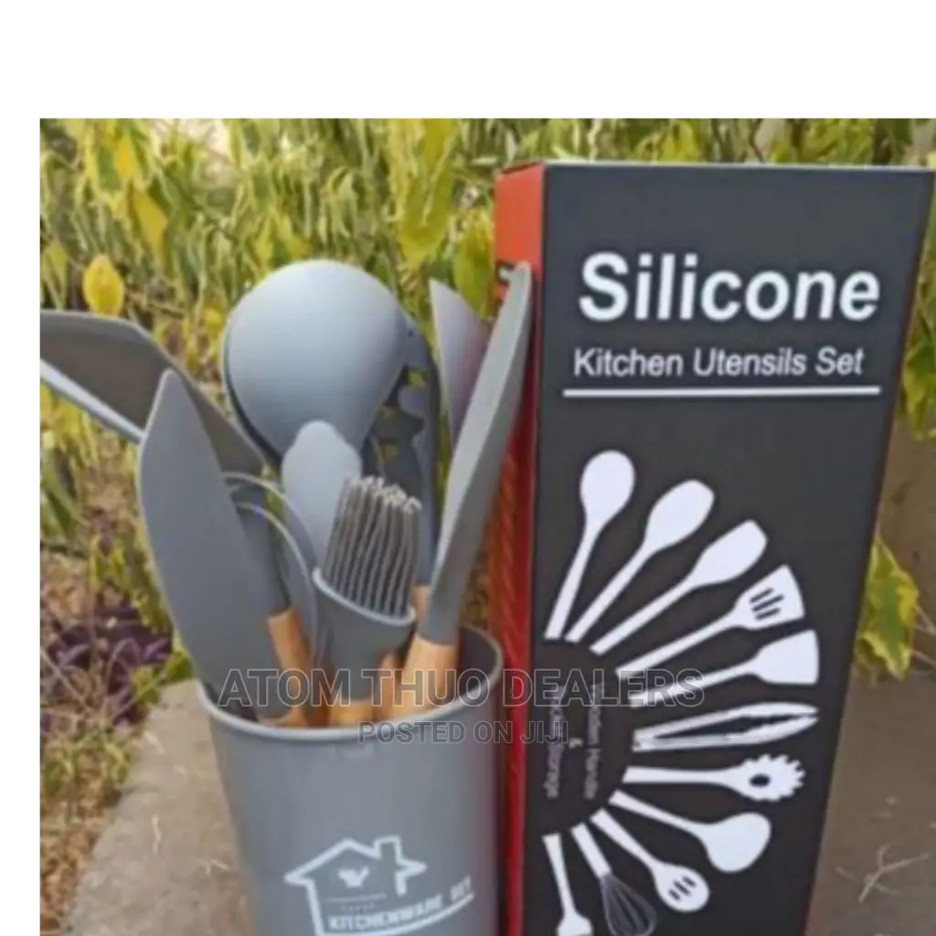 New Silicon Kitchen Set Spoons Available 
