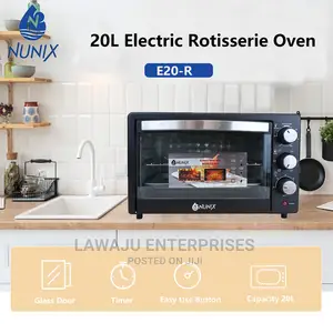 Nunix Electric Oven With Rotisserie 20L