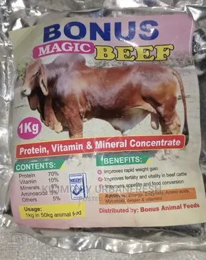 Beef Fattening Concentrate. 15kgs. 1kg to 50kg Mixing Ratio.