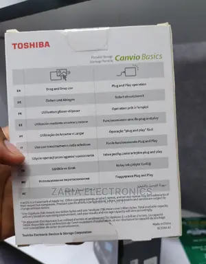 2tb Toshiba External Harddrive