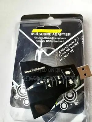 USB 2.0 Audio Adapter Dual Microphone and Headset