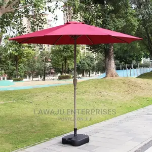 Foldable Outdoor Umbrella With Iron Stand