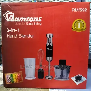 Ramtons 3 in 1 Hand Blender 600 Watts
