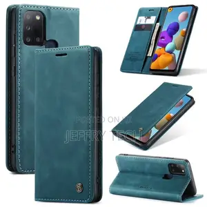 Samsung Galaxy A21S Caseme-013 Multifunctional Retro Frosted