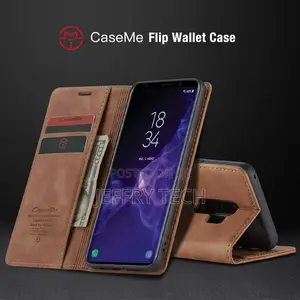 Caseme Samsung Galaxy S9 Plus Wallet Kickstand Case Blue