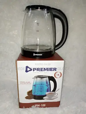 Electric Glass Kettle Cordless Kettles Water Jug 1.8L