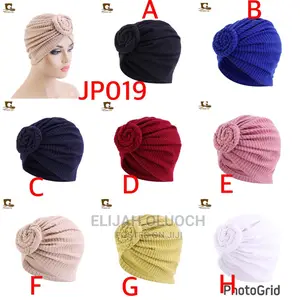 Elegant Donut Head Wrap/Turban