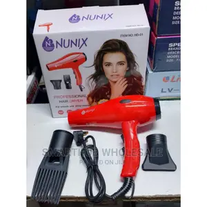 Nunix Hair Dryer Red Hair Dryer