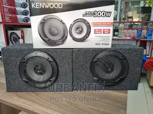 Kenwood 300 Watts 6 Inch Round Speakers With Cabinets
