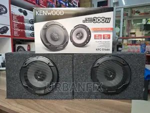Kenwood KFC-S1666 300 Watts 6 Inch Speakers With Cabinets