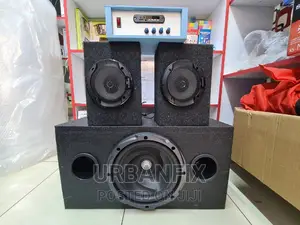1000 Watts Powerful Subwoofer With Mid Speakers and Amp