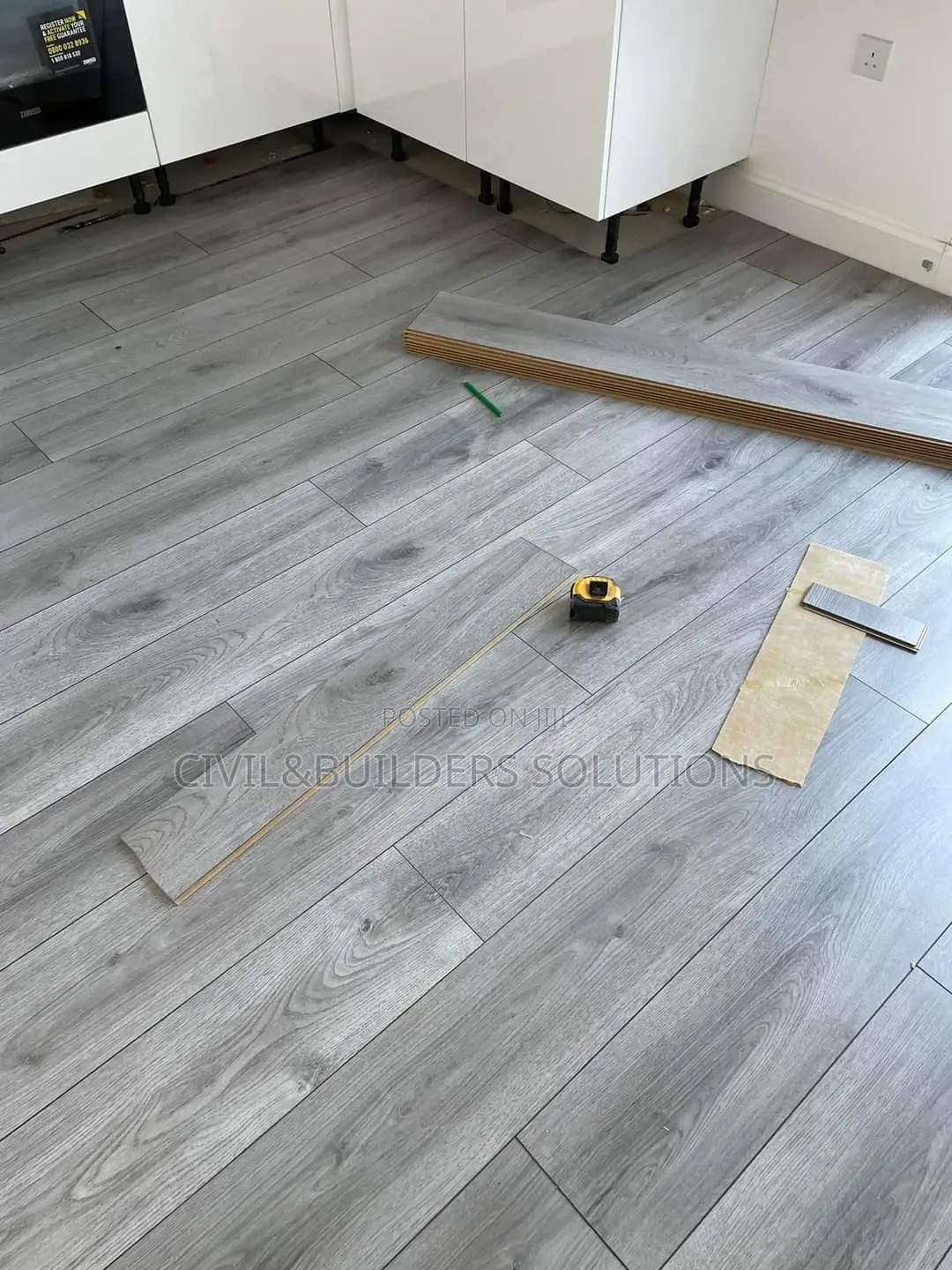 Interlocking Wood Laminate Tiles