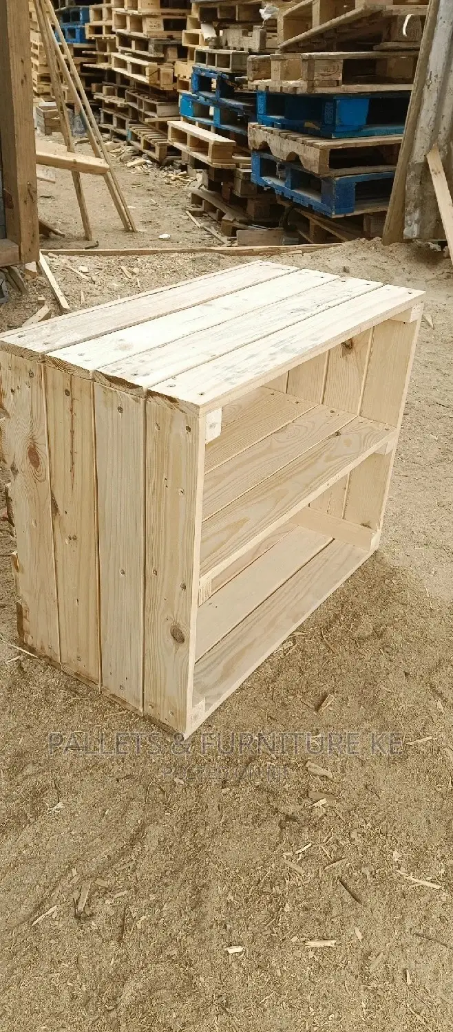 Wooden Crates Partioned