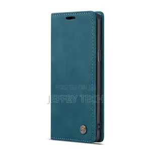 Horizontal Flip Leather Case for Samsung Galaxy S9 Blue