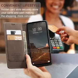 Horizontal Flip Leather Case for Xiaomi Redmi 12C Coffee