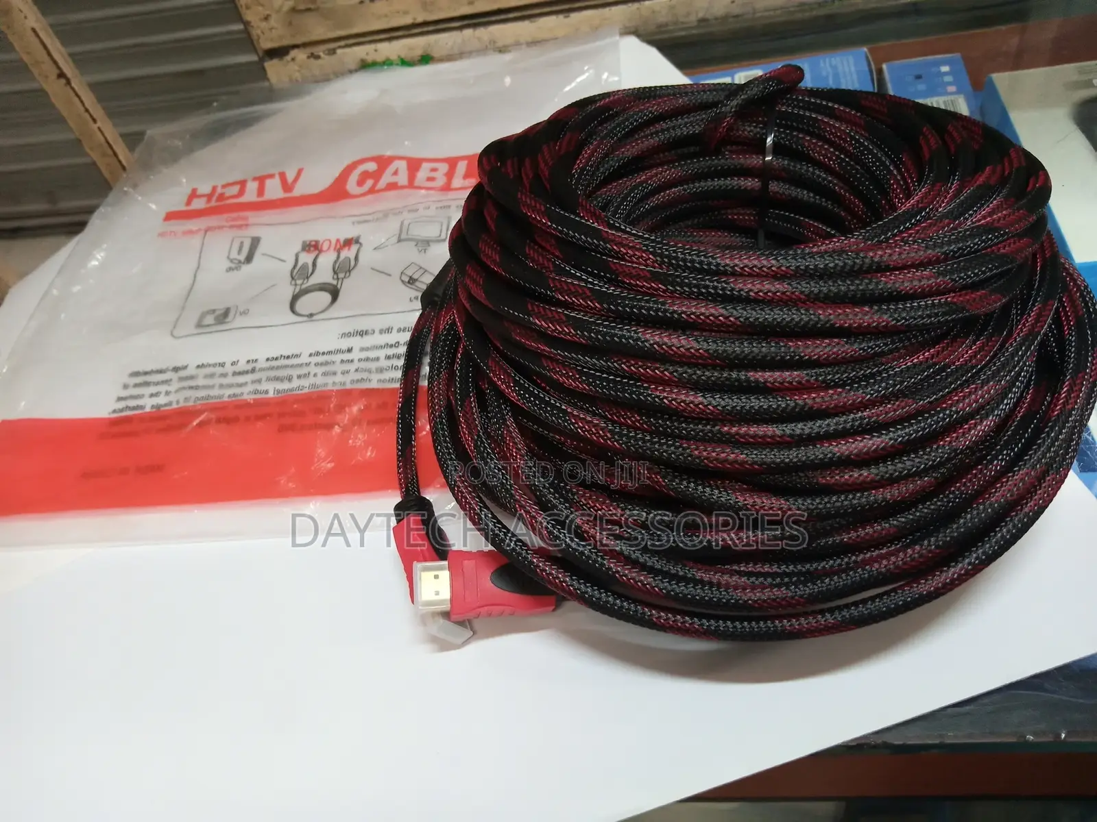 Hdmi to Hdmi Cable - 30 Meters High Quality Braided Cable