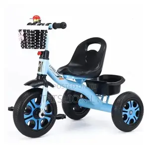 C Kids Tricycle - Blue With Basket