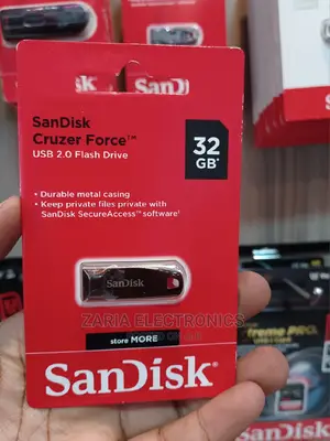 32gb Flash Drive Cruzer Force , Mettalic