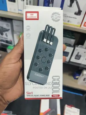 Earldom 5 in 1 Wireless Pocket Power Bank
