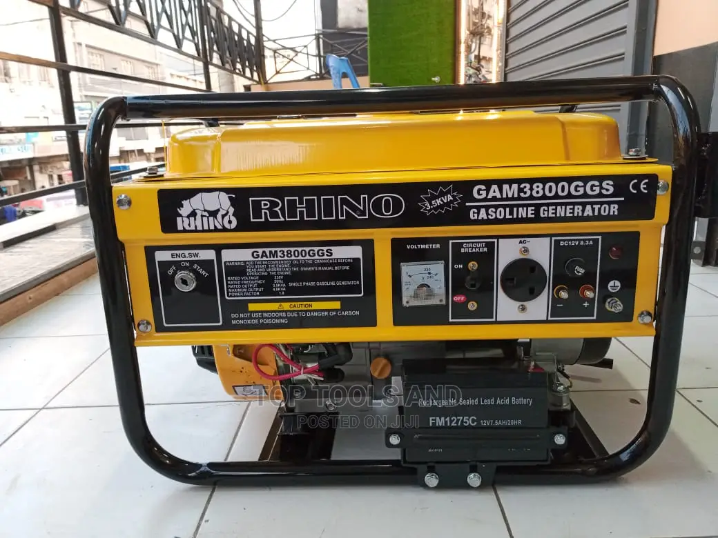 Rhino 3.5kva Gasoline Generator