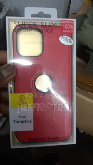 Leather Business Phone Case for iPhone 12 Pro Max Ant Red