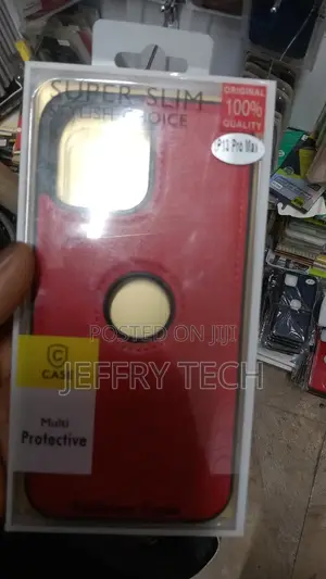 Leather Business Phone Case for iPhone 13 Pro Max Anti Red