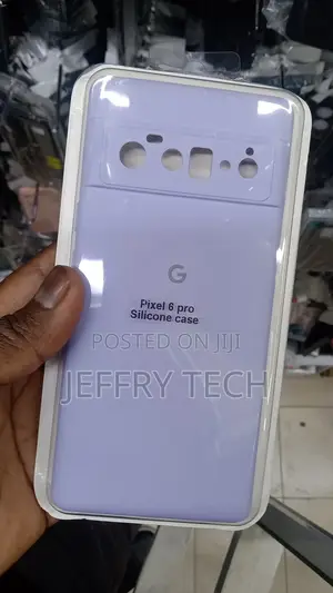 Google Pixel 6 Pro Case Soft Liquid Silicone Purple