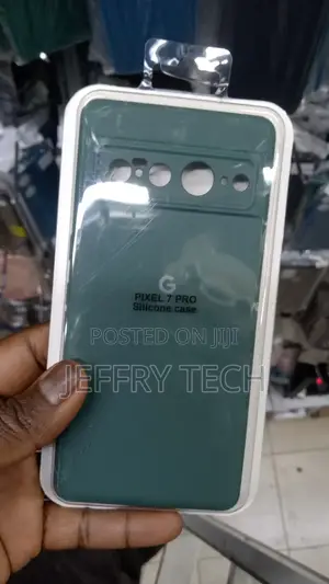 Google Pixel 7 Pro Phone Case Liquid Silicone, Cute Green